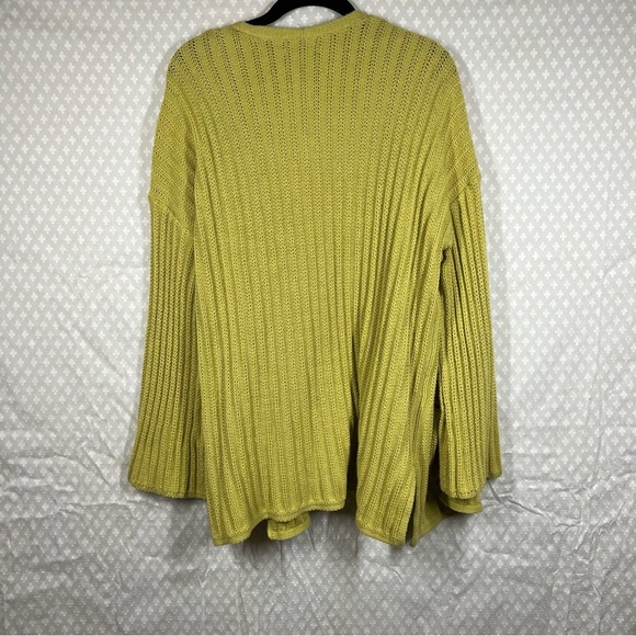 American Eagle Green Ribbed Knit Cardigan - Picture 5 of 5